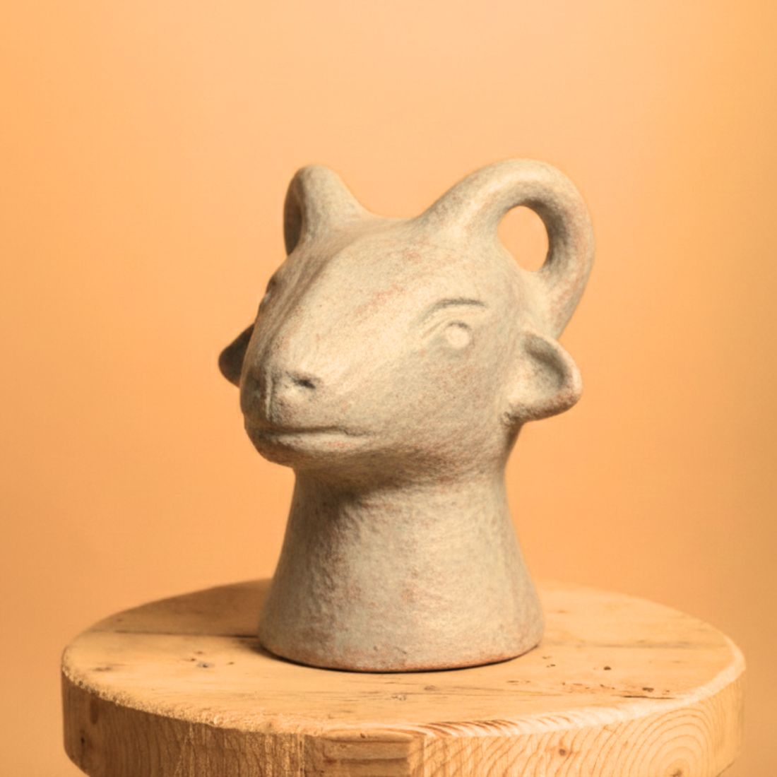 Statue en terre cuite provenant de Sejnane - Iji natural